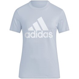 Adidas Koszulka damska adidas Loungewear Essentials Logo Tee jasnoniebieska IR5408