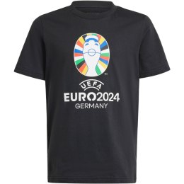 Adidas Koszulka dla dzieci adidas Euro24 czarna IT9307