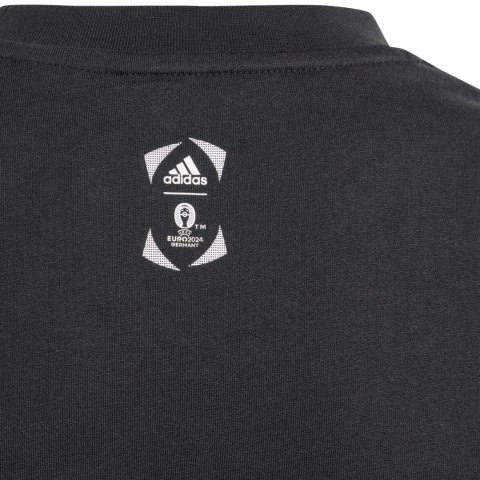 Adidas Koszulka dla dzieci adidas Euro24 czarna IT9307 Adidas Koszulka dla dzieci adidas Euro24 czarna IT9307