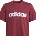 Adidas Koszulka dla dzieci adidas Table Tee Folded Graphic bordowa IM8327