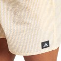 Adidas Spodenki kąpielowe męskie adidas Stripey Classics Swim Short Length żółte IR6205