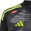 Adidas teamwear Koszulka bramkarska dla dzieci adidas Tiro 24 Competition Long Sleeve Goalkeeper czarna IN0429