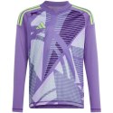 Adidas teamwear Koszulka bramkarska dla dzieci adidas Tiro 24 Competition Long Sleeve Goalkeeper fioletowa IN0430