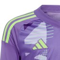 Adidas teamwear Koszulka bramkarska dla dzieci adidas Tiro 24 Competition Long Sleeve Goalkeeper fioletowa IN0430