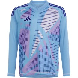 Adidas teamwear Koszulka bramkarska dla dzieci adidas Tiro 24 Competition Long Sleeve Goalkeeper niebieska IN0434