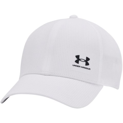 Under Armour Czapka z daszkiem męska Under Armour Iso-Chill Armourvent Adj OSFM biała 1383440 100