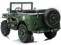 Auto na akumulator 3os J E E P Willys pilot PA0249 jasno zielony