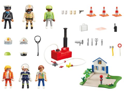 Playmobil My Figures akcja ratowniczna figurki do klocków 120ele ZA5433 Playmobil My Figures akcja ratowniczna figurki do klocków 120ele ZA5433