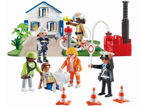 Playmobil My Figures akcja ratowniczna figurki do klocków 120ele ZA5433 Playmobil My Figures akcja ratowniczna figurki do klocków 120ele ZA5433
