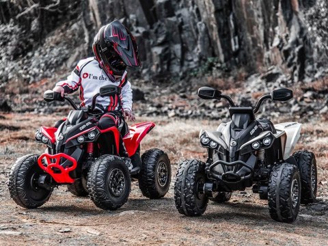 QUAD na akumulator dla dziecka EVA światła PA0284 czerwony QUAD na akumulator dla dziecka EVA światła PA0284 czerwony