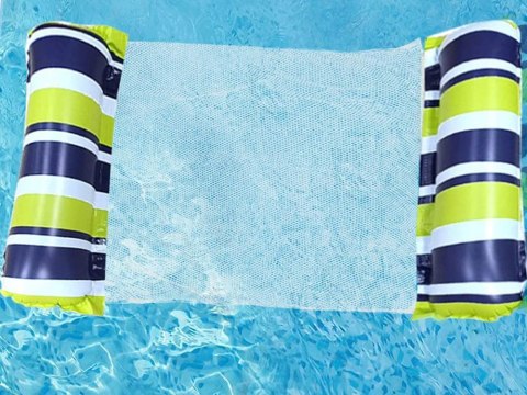 Dmuchany zielony Materac do pływania Hamak wodny na basen i plażę SP0759 Dmuchany zielony Materac do pływania Hamak wodny na basen i plażę SP0759