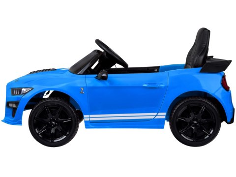 Auto na akumulator Ford Mustang Shelby GT500 dla dziecka radio PA0306 NIEBIESKI Auto na akumulator Ford Mustang Shelby GT500 dla dziecka radio PA0306 NIEBIESKI