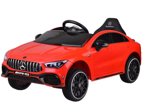 Auto na akumulator Mercedes AMG CLA 45s dla dziecka efekt bujania PA0307 CZERWONY Auto na akumulator Mercedes AMG CLA 45s dla dziecka efekt bujania PA0307 CZERWONY