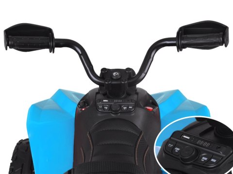 Mocny QUAD na akumulator dla dziecka EVA światła PA0284 niebieski Mocny QUAD na akumulator dla dziecka EVA światła PA0284 niebieski
