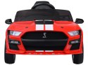 Auto na akumulator Ford Mustang Shelby GT500 dla dziecka radio PA0306 CZERWONY