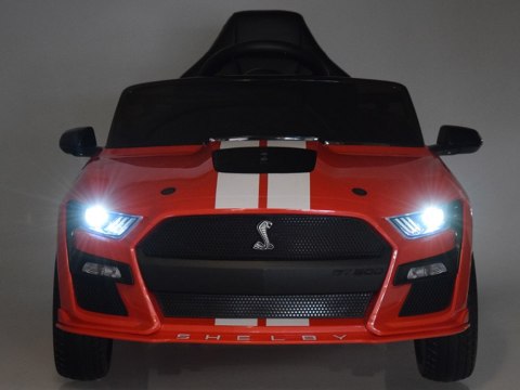 Auto na akumulator Ford Mustang Shelby GT500 dla dziecka radio PA0306 CZERWONY Auto na akumulator Ford Mustang Shelby GT500 dla dziecka radio PA0306 CZERWONY