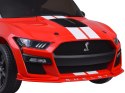 Auto na akumulator Ford Mustang Shelby GT500 dla dziecka radio PA0306 CZERWONY