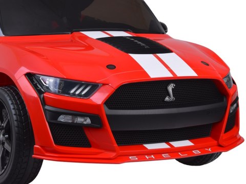 Auto na akumulator Ford Mustang Shelby GT500 dla dziecka radio PA0306 CZERWONY Auto na akumulator Ford Mustang Shelby GT500 dla dziecka radio PA0306 CZERWONY