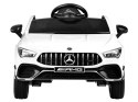 Auto na akumulator Mercedes AMG CLA 45s dla dziecka efekt bujania PA0307 BIAŁY