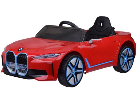 Autko na akumulator elektryczne BMW i4 dla dziecka pilot PA0310 CZERWONY Autko na akumulator elektryczne BMW i4 dla dziecka pilot PA0310 CZERWONY