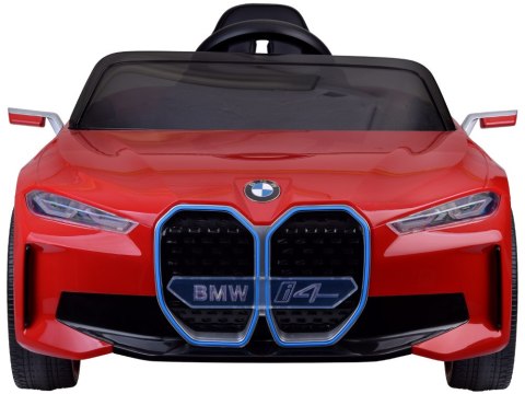 Autko na akumulator elektryczne BMW i4 dla dziecka pilot PA0310 CZERWONY Autko na akumulator elektryczne BMW i4 dla dziecka pilot PA0310 CZERWONY
