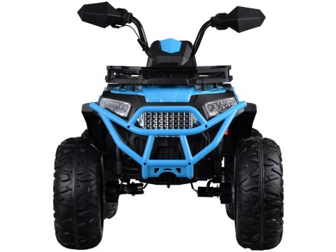 Duży quad na akumulator dla dziecka 4x4 gaz w manetce amortyzator PA0315 niebieski Duży quad na akumulator dla dziecka 4x4 gaz w manetce amortyzator PA0315 niebieski