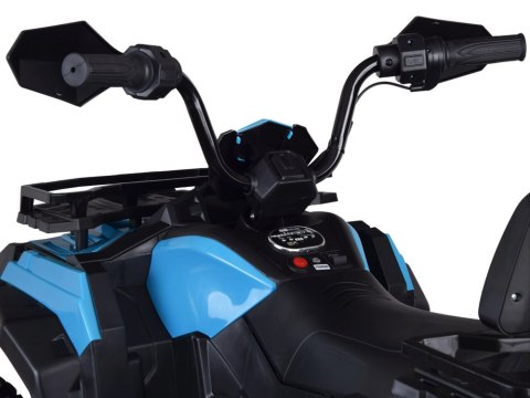 Duży quad na akumulator dla dziecka 4x4 gaz w manetce amortyzator PA0315 niebieski Duży quad na akumulator dla dziecka 4x4 gaz w manetce amortyzator PA0315 niebieski