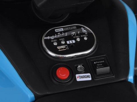 Duży quad na akumulator dla dziecka 4x4 gaz w manetce amortyzator PA0315 niebieski Duży quad na akumulator dla dziecka 4x4 gaz w manetce amortyzator PA0315 niebieski