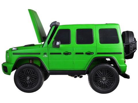 Auto na akumulator Mercedes G klasa 63 AMG 4x4 Panel Radio 2osoby PA0309 ZIELONY Auto na akumulator Mercedes G klasa 63 AMG 4x4 Panel Radio 2osoby PA0309 ZIELONY