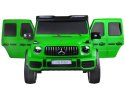 Auto na akumulator Mercedes G klasa 63 AMG 4x4 Panel Radio 2osoby PA0309 ZIELONY