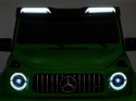 Auto na akumulator Mercedes G klasa 63 AMG 4x4 Panel Radio 2osoby PA0309 ZIELONY