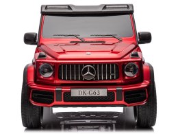 Auto na akumulator Mercedes G klasa 63 AMG 4x4 Panel Radio 2osoby PA0309 CZERWONY