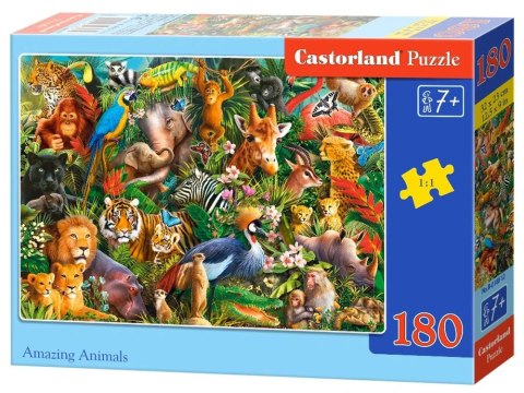 Puzzle 180 el. B-018512 Amazing Animals