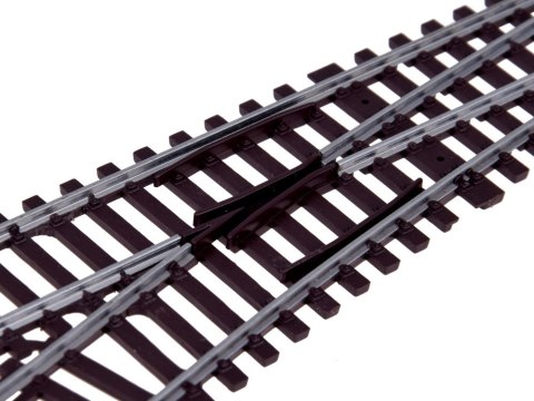 Tory metalowe do kolejki zwrotnica rozjazdy rozstaw 17mm H0 1:87 RC0649 Tory metalowe do kolejki zwrotnica rozjazdy rozstaw 17mm H0 1:87 RC0649