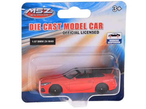 Metalowe autko licencjonowane BMW Z4 M40i 1:57 resorówka resorak ZA5061 Metalowe autko licencjonowane BMW Z4 M40i 1:57 resorówka resorak ZA5061