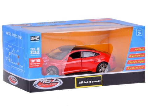 Model kolekcjonerski AUDI RS e-tron GT 1:36 metalowe auto dźwięki ZA5047 Model kolekcjonerski AUDI RS e-tron GT 1:36 metalowe auto dźwięki ZA5047
