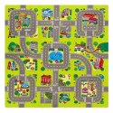 NILS FUN MD02 MATA DZIECIĘCA PUZZLE CARS 9 ELEMENTÓW 90x90CM NILS FUN