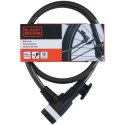 ZAPIĘCIE ROWEROWE LINKA NA ZAMEK 10x900MM Z UCHWYTEM BLACK+DECKER