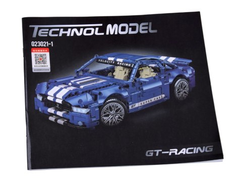 Klocki techniczne 1428-elementów auto wyścigowe GT RACING ZA5308 Klocki techniczne 1428-elementów auto wyścigowe GT RACING ZA5308