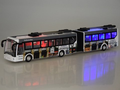 Trolejbus zdalnie sterowany na pilota 36 cm autobus miejscki RC0673 Trolejbus zdalnie sterowany na pilota 36 cm autobus miejscki RC0673