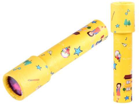 Kolorowy KALEJDOSKOP dla dzieci obracany kolorowe wzory 15cm ZA4389 Kolorowy KALEJDOSKOP dla dzieci obracany kolorowe wzory 15cm ZA4389