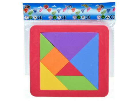 Puzzle piankowe układanka logiczna tangram wielokolorowa układanka ZA3343 Puzzle piankowe układanka logiczna tangram wielokolorowa układanka ZA3343