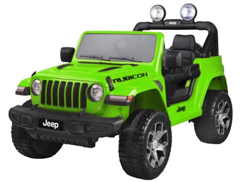 Autko na akumulator Jeep Wrangler Rubicon PA0223 zielony