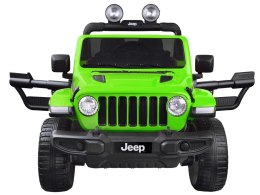 Autko na akumulator Jeep Wrangler Rubicon PA0223 zielony