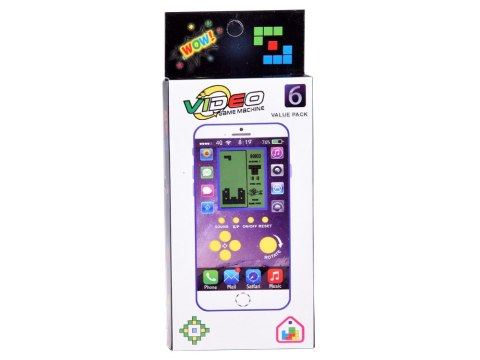 Gra elektroniczna TETRIS kieszonkowa wersja kultowej gry tetris GR0211 Gra elektroniczna TETRIS kieszonkowa wersja kultowej gry tetris GR0211