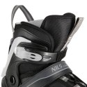 NILS EXTREME NA1123A CZARNO-SZARE ROZM. M(35-38) ŁYŻWOROLKI NILS EXTREME