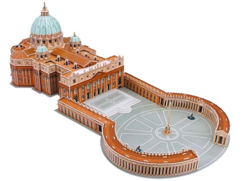 Puzzle 3D Bazylika św. Piotra Watykan 61el. puzzle przestrzenne ZA1578 Puzzle 3D Bazylika św. Piotra Watykan 61el. puzzle przestrzenne ZA1578
