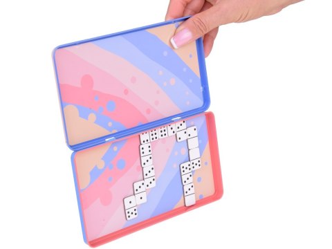 Domino magnetyczne mini gra podróżna dla dzieci i dorosłych GR0675 Domino magnetyczne mini gra podróżna dla dzieci i dorosłych GR0675