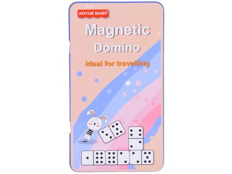 Domino magnetyczne mini gra podróżna dla dzieci i dorosłych GR0675 Domino magnetyczne mini gra podróżna dla dzieci i dorosłych GR0675