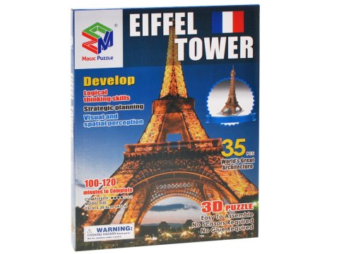 Przestrzenne Puzzle 3D Wieża Eiffla ZA1577 Przestrzenne Puzzle 3D Wieża Eiffla ZA1577